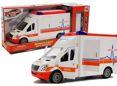 Zdjęcie produktu dla Karetka Leantoys z noszami, dźwiękiem i światłem
