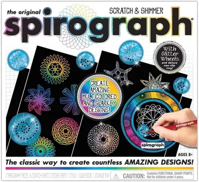 Produktbild von Der Original Spirograph - Kratzer und Schimmer Set