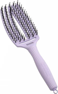 Immagine prodotto di Spazzola in nylon con setole di cinghiale - Accessorio per la cura e la lisciatura dei capelli.