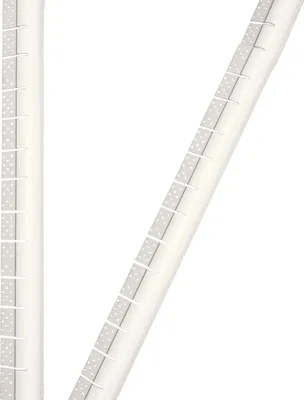 Produktbild von ProfileXXL PVC Eckwinkel, Eckprofil, Rund, Kantenschutz flexibel Trockenbau 2,5m Weiß 55 x 23mm Runde Kante für Bogen