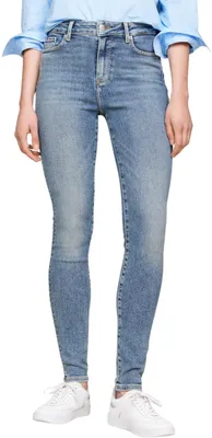 Productafbeelding van Tommy Hilfiger dames jeans, model Harlem, skinny fit, blauw (kleur: Kate), maat 29W/28L
