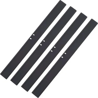 Immagine prodotto di Testine in silicone per spazzole, confezione da 4 pezzi, colore nero, per la pulizia di vetri e finestre