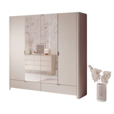 Produktbild von Kleiderschrank LANTO in Beige – moderner Schrank mit stilvollem Design