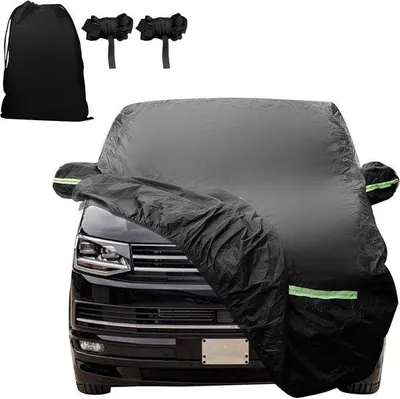 Immagine prodotto di Copertura impermeabile per auto in tessuto 300D, resistente alle intemperie, protezione dalla neve e dai raggi UV, chiusura laterale con cerniera