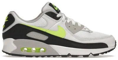 Imagen del producto de Nike Air Max 90, color blanco y verde lima - Talla EU 41