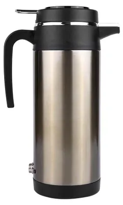 Auto-Wasserkocher 1200 ml, 12V/24V, Edelstahl, Reise-Warmwasserflasche