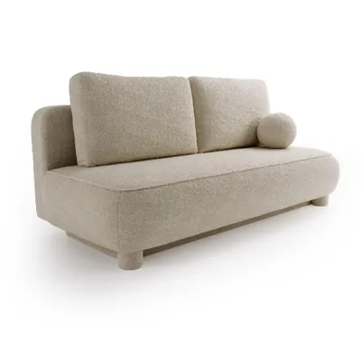 Produktbild von ANMIL Sofa VELA 209 × 96 x 96 cm – Schlafsofa mit Bettkasten in Beige Stoff Quelle