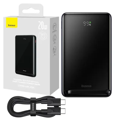 Obrázek produktu pro Baseus 6932172614607, 10000 mAh, Bezdrátové nabíjení, 20 W, Modrá