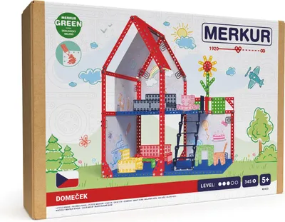 Obrázek produktu pro Merkur - Domeček pro panenky, 34x39x25 cm