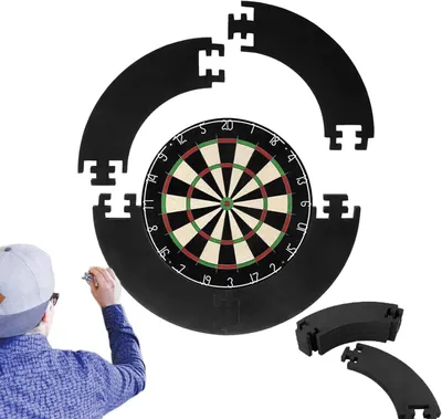 Produktbild von Dart Fangring EVA,Dartscheiben Surround Schutzring, Wand Schutzring,schwarz Dartscheibe Schutzring, einfach montierbar