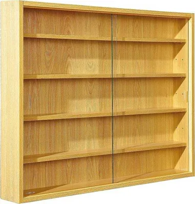 Produktbild von Famanu Wandvitrine mit Glastüren - Beukenoptik