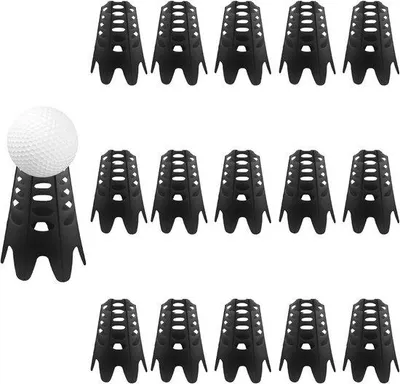Immagine prodotto di Accessori per simulatori di golf: 15 tee per tappetini da golf indoor e impianti invernali