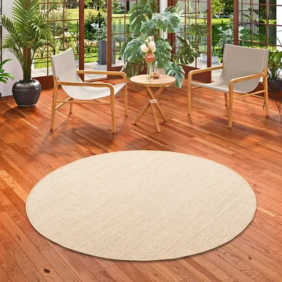 Produktbild von Sisal Natur Teppich Astra Hirse Rund, Größe:160 cm Rund