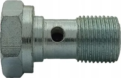 Image de Vis à passage direct - à déversement - banjo - pour œillets M12x1 ( Fi12 ) - zinguée ; SR-07