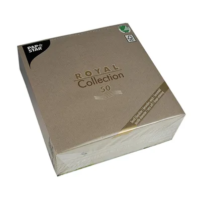 Produktbild von Papstar 10822, Grau, Seidenpapier, Einfarbig, 54 g/m², 400 mm, 50 Stück(e)
