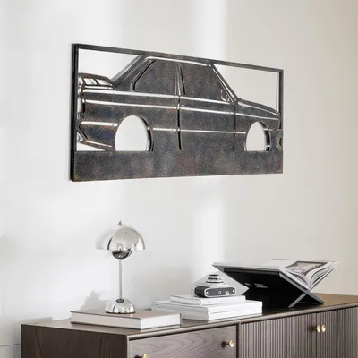 Obrázok produktu pre Wallity, vintage nástenné doplnky z kovu, 32 x 90 cm, 100% kov