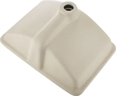 Produktbild von SucceBuy Unterbauwaschbecken Handwaschbecken 530 x 375 mm rechteckiges Spülbecken aus Keramik mit Überlaufloch, modernes Unterbauspüle Küchenspüle für kompakte Räume, Badezimmerwaschbecken Weiß