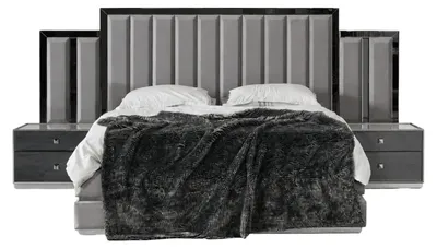 Produktbild von Vionera Bett mit Stauraum, Liegefläche:160x200 + 2 Nachttische