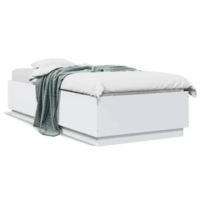 Immagine prodotto di vidaXL Struttura del letto bianca 100x200 cm in materiale ligneo