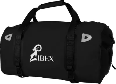 Immagine prodotto di Borsa posteriore per moto 55 L nera - Borsa impermeabile da viaggio / rotolo di bagaglio