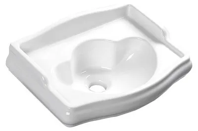 Produktbild von Kerasan RETRO Keramik-Waschtisch 41x30cm, ohne Armaturloch, ohne Überlauf, weiß
