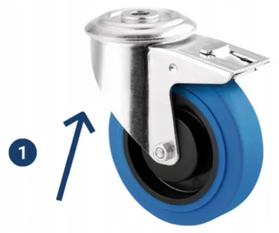 Produktbild von Tente Lenkrolle mit Totalbremse Ø 75 mm 60 kg