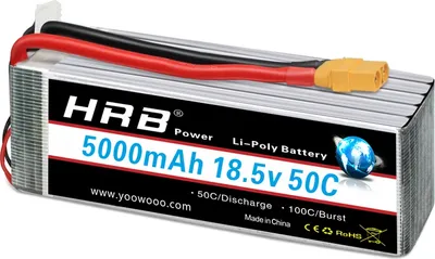 Obrázek produktu pro RC LiPo baterie, kapacita 5000mAh, napětí 18,5V, 5S 5000mah xt90 1ks