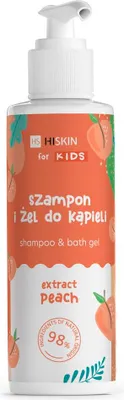 Obrázok produktu pre HiSkin Kids Broskyňový šampón a sprchový gél, 280 ml