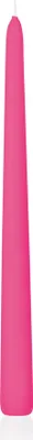 Produktbild von Wiedemann Kerzen Spitzkerzen Pink 250 x Ø 25 mm, 12 Stück, rußarm, tropffrei, hochwertiger Docht