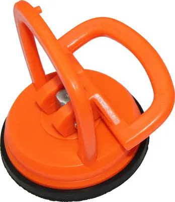 Zdjęcie produktu dla Jednoręczna przyssawka MINI Przyssawka do szkła Gumowa przyssawka do płytek lustrzanych Ø 55 mm ORANGE