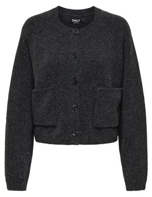 Produktbild von ONLY Strickcardigan mit Knöpfen und aufgesetzten Taschen Größe: M