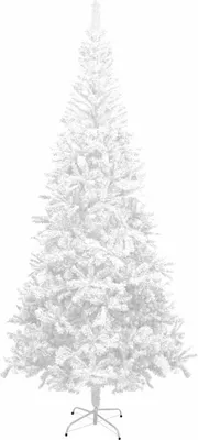 Obrázok produktu pre vidaXL Umelý vianočný stromček s osvetlením L 240 cm biely