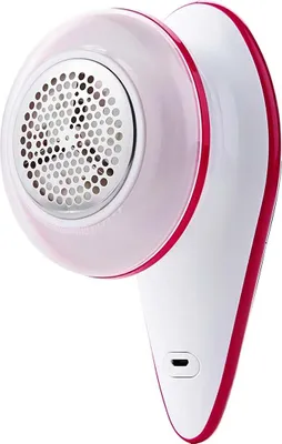 Immagine prodotto di Avizar, rasoio elettrico per pelucchi da 5 W, senza fili, ricaricabile tramite Micro-USB, rosso/bianco