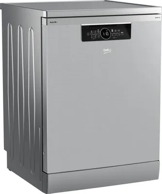 Produktbild von Beko BDFN36640XA, Freistehend, Standardgröße (60 cm), Edelstahl, Schwarz, Berührung, LED