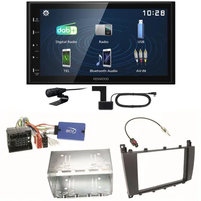 Produktbild von Kenwood DMX129DAB DAB+ Bluetooth USB Einbauset für Mercedes G Klasse W463