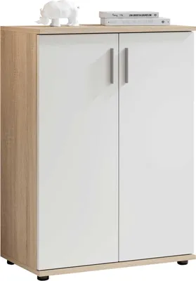 Obrázek produktu pro Komoda Charly-Bobby Old Style Light White Příborník MDF 2 dvířka 1 police