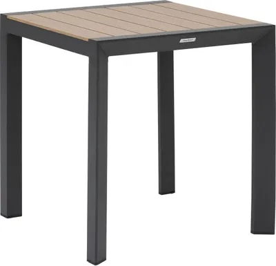 Produktbild von Gartentisch "évasion" holzeffekt honey &amp graphite 2-sitzer lates aus aluminium  - Hespéride