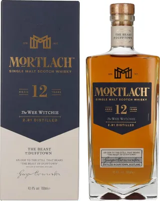 Produktbild von Mortlach 12 Jahre Speyside Single Malt Scotch Whisky in Geschenkpackung | 43,4 % vol | 0,7 l