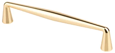 Produktbild von Möbelgriff BA 160mm Küchengriff Linea Gold Schrankgriff Messing glanz