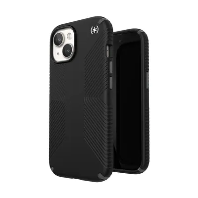 Productafbeelding van Speck Presidio2 Grip, hoesje, geschikt voor Apple iPhone 15, 15,5 cm (6.1 inch), zwart