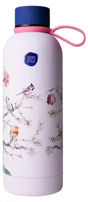Heinen Delfts Blauw – Trinkflasche bosvogels roze – Bild 1