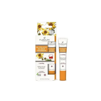A product shot of an eye gel and its packaging.
