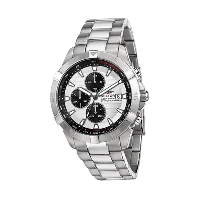 Produktbild von Sector Edelstahl Herren Uhr Chronograph Fashion Armbanduhr silber D2USE73643005
