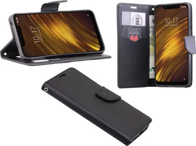 Zdjęcie produktu dla Xiaomi PocoPhone F1 etui z klapką i pokrowiec ochronny czarny