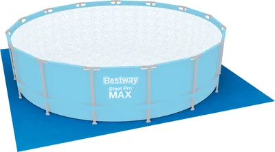 Produktbild von Bestway® PE-Bodenplane 488 x 488 cm, blau, quadratisch
