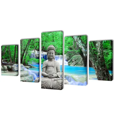 Produktbild von Bilder Dekoration Set Buddha 200 x 100 cm