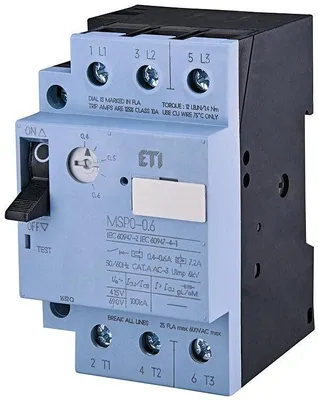 Produktbild von ETI Motorschutzschalter MSP0-0,6 REG