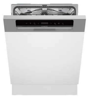 Image de Lave-vaisselle 60cm 13 couverts 47db intégrable avec bandeau silver - Candy - CH3E7F0S -