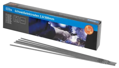 Produktbild von GÜDE Schweißelektroden Elektroden 190 Stück 2,0 / 300 mm Stabelektroden