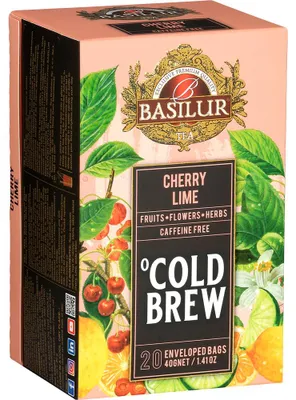 Produktbild von Basilur-COLD BREW - CHERRY LIME Beutel - 20 x 2 g